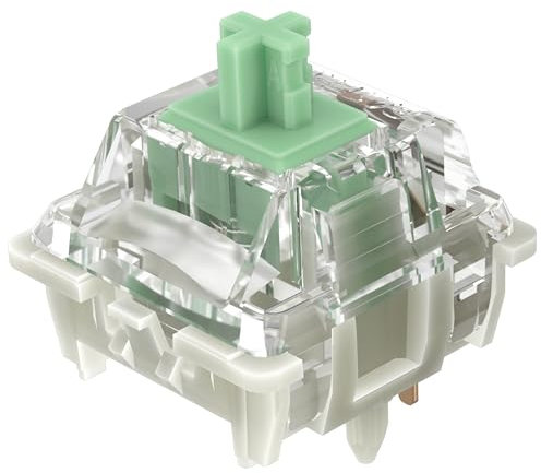 Gateron Baby Kangaroo 2.0 Keyboard Switches,Pre-lubed 59gf 5-Pin Heavy Tactile Switches with Light Guide Pole/Dual-Stage Spring/Enhanced Pin/Fast Typing for MX Mechanical Gaming Keyboard(90Pcs)