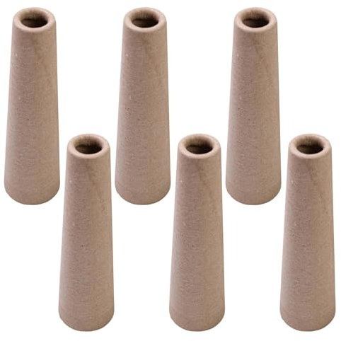 Generico Coni di filato, Tubi di cartone spessi da 6 pezzi, Coni di filato per avvolgimento di lana, Tubi di tessitura per avvolgitore per maglieria fai da te