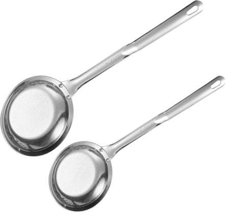 OFFSCH Colino Da Cucina in Metallo Con Manico A Cucchiaio Grande Facile Da Pulire E Utilizzare