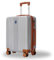 Int'x Koffer Reisekoffer Hartschalenkoffer Rollkoffer Handgepäck XHA253 Größe M Silver
