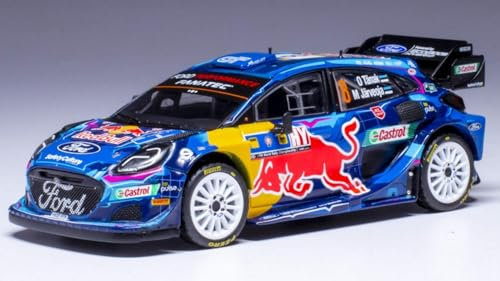 Ixo Model Ford Puma WRC N.8 Chile Rally 2023 Tanak-Jarveoja 1:43 Metall, Kunststoff Auto Modellauto Erwachsene Uni-Erwachsene
