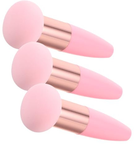 Beavorty 3 Stück Make-up-schwamm Mit Pilzförmigem Design Für Foundation, Puder Und Wiederverwendbar Mit Ergonomischem Griff Für Präzises Auftragen