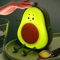 Yootiko Nachtlicht Avocado,Birnenförmiges Nachtlicht Kinder LED Warmes und Weißes Schlaflicht Kinder mit 3 Lichtmodi Dimmbar Touch für Kinderzimmer als Schlaflicht oder Deko Geburtstagsgeschenk