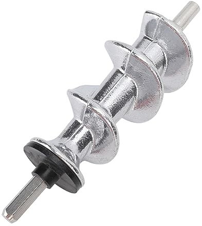 Meat Grinder Parts, Stainless Steel Meat Mincer Screw Replacement for Kitchen Aid Electrical Mixer Canning Home Food Chopper Attachment (HM-05)