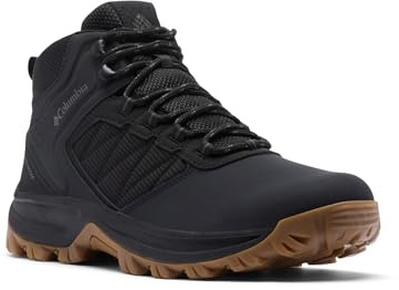 Columbia Men's Transverse Waterproof Hiking Boot, Black/Black, 8