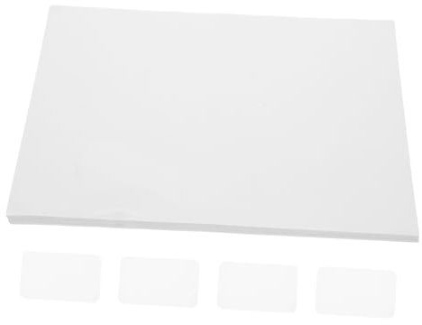 HORIALENCE 100blätter Selbstklebende Etiketten Vielseitige Sticker Für Beschriftungen Adressetiketten Und Materialkennzeichnung Hochwertige Haftstarke Weiße Etiketten Blatt