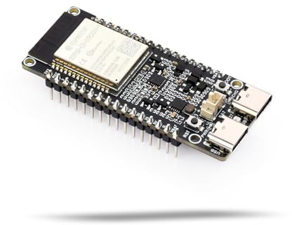 LUCKFOX ESP32-C5-WIFI6 Dual-Band Development Board Kit(with Headers Soldered), 16MB Flash 8MB PStatic RAM, ESP32-C5-WROOM-1 Module with Wi-Fi 6, BT5, Zigbee & Thread for IoT Gateways