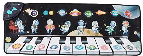 Cygmophing Klaviermatte, Musikspielzeugdecke, akustische Klavierdecke, Musik-Erleuchtung, Fußmatte für Kinder