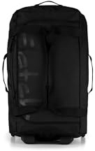 Satch Quest Reisetasche Jet Black - Schwarz | Komfortabel und robust mit Tragegriffen und Rollen für einen einfachen und bequemen Transport auf Reisen