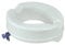 Aidapt 100mm (4) Elevation Raised Comfortable Toilet Seat Easy Fit White