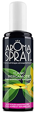 AROMA SPRAY - Spray d'Ambiance - Aromathérapie - Sauge Citronnelle - Fraîcheur vif'protect - Répulsif - Huiles Essentielles 100% pures et naturelles - 100 ml