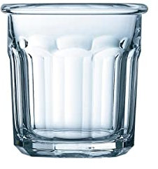 Gobelet Design et Vintage Pot de confiture Eskale 18cl en verre trempé transparent ultra résistant, Arcoroc