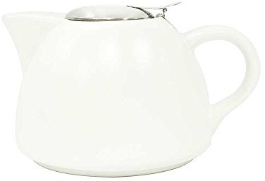 La Cafetiere Teekanne, Steingut, weiß, 14.5 x 10.5 x 9 cm