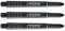 WINMAU Prism Force Tiefes Schwarz Medium Polycarbonate Dart Stems - 1 Sätze pro Packung (3 Schäfte insgesamt)