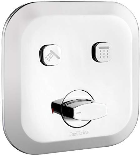 PaulGurkes Action Select Armatur 2-Wege Unterputz für Grundkörper PGBASIC Duscharmatur Mischbatterie Wannenarmatur Push Knopf