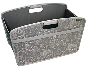 Faltbare Homebox Kaktus/Druck 54x30x32cm stabil abwischbar Polyester Wohntrend Sammelkorb Zeitung Strickzeug Wäsche Bücherkiste