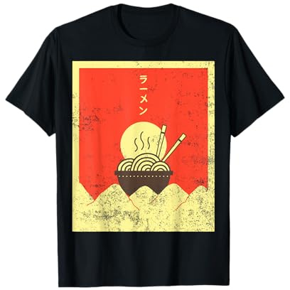 Vintage Japanese Tasty Anime Ramen Noodle Bowl Japan T-Shirt T-Shirt