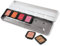 Finetec K-F0603S Farbnäpf 30 x 22 mm Pearglanzfarben Warm 5 Metallkasten, Gummi Arabicum, Pigmenten, Metall, 1 Stück (1er Pack), Rosa