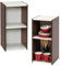 Iris Ohyama Platzsparendes Regal, Breit, 2 Ebenen, Braun, Verstellbar, Multifunktional, Modular, Für Wohnzimmer, Homeoffice, Schlafzimmer, Organisation, Bücher, CD, Dekor, Einfache Montage, UB-6030