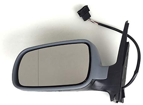 Pro!Carpentis Spiegel Aussenspiegel links kompatibel mit Golf 4 Typ 1J1 1997-2005 und Golf IV Variant Typ 1J5 1999-2006 elektrisch verstellbar Kappe grundiert Klarglas