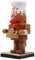 VALICLUD en Bois Casse- Noisette Figurines De Gingerbread Man Poupée Jouets Décorations pour Noël Étagères Tables Décoration