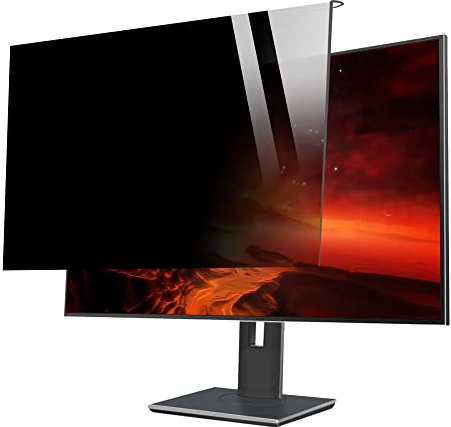 CUNIO Computer-Sichtschutzfolie zum Aufhängen für 24 Zoll Monitor, Anti-Blaulicht, Kratzfest Acryl-Sichtschutzfolie für Hp, Dell, Asus, Acer, Sony, Samsung / 24in 540x340mm