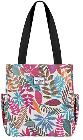 HAWEE Mode Damen Handtasche mit Reißverschluss Casual Frauen Schultertasche Umhängetasche Groß Einkaufstasche Wasserdicht Henkeltasche für Reise Arbeit Schule Tägliches Leben Gym Strand