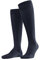 FALKE Tiago M Kh sostenibili cotone filo di Scozia al ginocchio tinta unita 1 paio, Calzini lunghi Uomo, Blu Space Blue 6116, 43-44