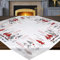 KAMACA Tischdecke Mitteldecke 85x85 cm mit hochwertigem Druck-Motiv Küche Esstisch Eyecatcher Herbst Winter Weihnachten (Wichtel - Bande)