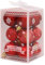 MOBEBI Weihnachtskugeln, Weihnachtskugeln, Weihnachtskugeln, 12 Stück Weihnachtsbaumkugeln, Weihnachtskugeln, Rot, Gold, Silber, Rosa, Blau, for Aufhängen, Partydekoration for Zuhause (Color : Pink)