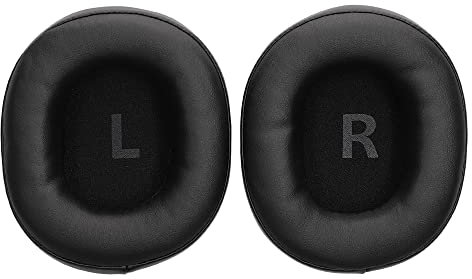 kwmobile Almohadillas compatibles con OneOdio A70 Almohadillas - 2X Almohadilla de Repuesto para Auriculares en Cuero sintético