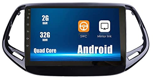 Android 10 Autoradio Autonavigation Stereo Multimedia Player GPS Radio 2.5D Touchscreen fürJeep Compass 2017-2018