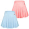 SEAUR Faltenrock Mädchen Schule Uniform Rock mit Shorts Kinder Sportrock Einfarbig Tennis Plissee Röcke Süß Baumwolle - 150-140/146