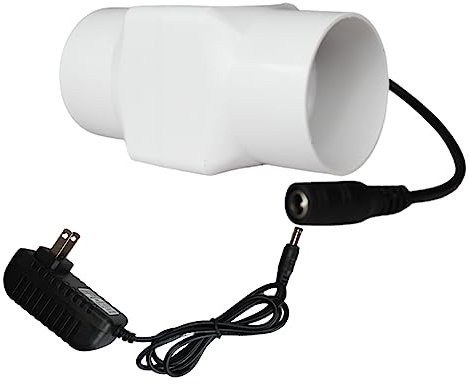 Small Inline Fan 2 Inch Duct Fan Inline Extractor Fan 6W 12V Air Circulation Diffuser Exhaust Blower Ventilation Cooling Vent Fans For Grow Tent Ceiling Basement ( Color : Normal power , Size : 12V/6W