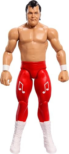 Mattel WWE Actionfigur, 15,2 cm großes Sammlerstück Honky Tonk Man mit 10 Gelenkpunkten & lebensechtem Look