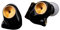 Earphones Wired HiFi Ceramic Carbon Nano Moving Coil IEM in Ear Monitor MMCX Detachable Cable Earbuds Gaming Headset (Black)
