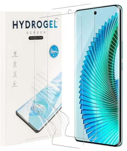 MEMELOKA 2 Piezas Protector de Pantalla para Honor Magic 6 Lite 5G, TPU Película de Hidrogel Flexible, Alta Definición y Alta Sensibilidad con 3D Cobertura Completa