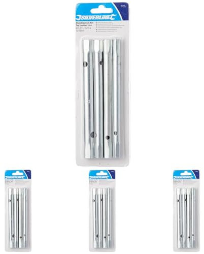 Silverline Monobloc Back Nut Tap Spanner 5pce 8/9, 9/11, 10/11 & 12/13mm (395020) Multi (Pack of 4)