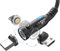 EndlesShine Magnetisches isches Ladekabel Schnelles Laden PD100W Magnetisches isches Telefon-Ladegerät.USB C Kabel Micro USB iProduct 3 in 1 für MacBook Pro Ladekabel Android Samsung[1.8m Schwarz]