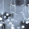 100 Battery Operated Icicle Lights with Clear Cable (White)