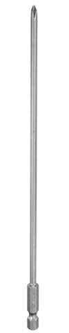 sourcing map #1 Phillips Screwdriver Bit PH1 1/4 Hex Shank 8 (200mm) Long Magnetic S2 Steel Industrial Grade Screw Driver Bit Cross Head Electric Drill Bits 0.157 (4mm) Rod