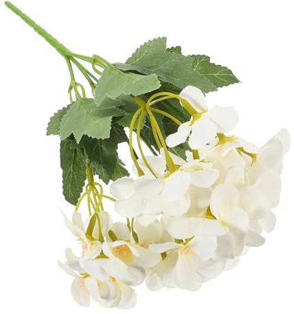 BESTOYARD 1 Bund Künstliche Zierapfelblüte Fälschung Simulation Begonie Hochzeit Künstliche Pflanzen Drinnen Türdekoration Anlage Künstliche Begonie Der Seidenprimel Plastik Weiß
