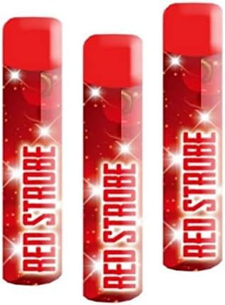 h2i Bengalo - Bengalfeuer | 3 St. | Rot | 40 s | Kraftvolle Handfackel für spektakuläre Lichteffekte | Leuchtfackel & Lanzenlicht mit Heller Flamme & Rauch | Ideal für Partys & Events | d | Kat F1