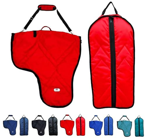 Majestic Ally Westernsattel-Tragetasche, Nylon, gepolstert, mehrere Farben (rot)