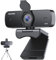 NEWORK 4K Webcam for PC with Auto-Focus, Dual Noise-Cancelling Microphones, USB Plug-and-Play, 77° FOV, Privacy Cover & Tripod, Compatible with Windows/Mac/Android/Linux