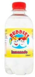 Buddies Lemonade - 12 x 330ml Bottles - Fun Juice Drink