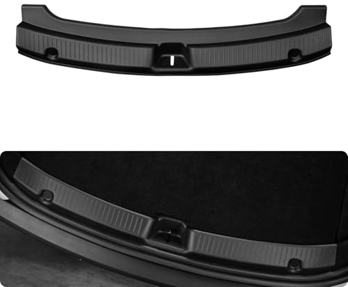 BASENOR Rear Bumper Guard for 2025 2026 Tesla Model Y Juniper, Full Edge Coverage TPE Trunk Sill Protector, Anti-Scratch Shield for Dogs & Cargo Model Y Juniper (Premium & Performance) OEM Look