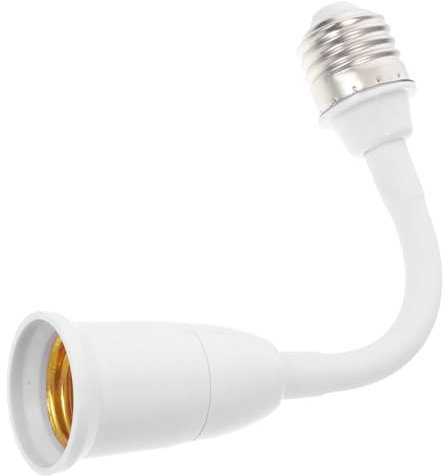 SHINEOFI Bulb Socket Extender Flexible Lamp Holder Converter Light Bulb Changer for High Ceilings