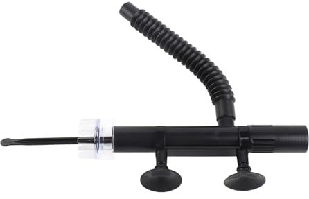 Pssopp Skimmer de Mini Acuario, Skimmer de Petróleo para Peces de Pescado, Removedor de de Aceite de Mini Acuario con Flujo de Agua Ajustable, Compacto y Liviano, Hecho de Construcción de Plástico
