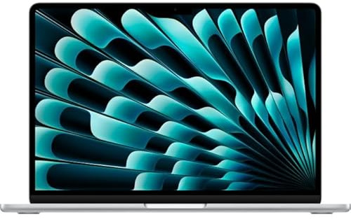 Apple MacBook Air (13, Apple M4 Chip mit 10‑Core CPU und 8‑Core GPU, 16GB Gemeinsamer Arbeitsspeicher, 256 GB), QWERTY Tastatur - Silber